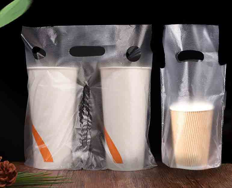 單杯奶茶袋定制廠家提醒您，定制奶茶手提袋要符合店鋪風格